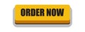Order now button orange Royalty Free Stock Photo