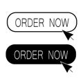 Order now button on white background. order now sign. flat style Royalty Free Stock Photo