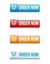 Order Now Buttons Royalty Free Stock Photo