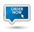 Order now prime blue banner button Royalty Free Stock Photo