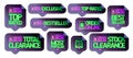 Order online stickers set - top rated, exclusive, best seller, total clearance, most popular