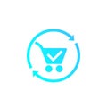 Order processing icon