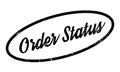 Order Status rubber stamp