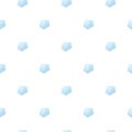 Seamless cloudlet pattern. Ordered clouds background elements for prints Royalty Free Stock Photo