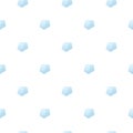 Seamless cloudlet pattern. Ordered clouds background elements for prints Royalty Free Stock Photo