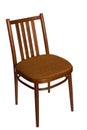 Ordinary chair, front view. Royalty Free Stock Photo