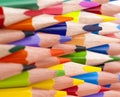 ordinary colored wooden pencil Royalty Free Stock Photo
