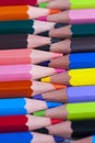 ordinary colored wooden pencil Royalty Free Stock Photo