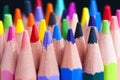 ordinary colored wooden pencil Royalty Free Stock Photo
