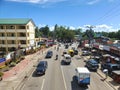 An Ordinary Day in Mintal, Davao City, Philippines with Less Traffic Royalty Free Stock Photo