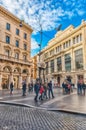 An ordinary day in Via Condotti fashion street, Rome, Italy