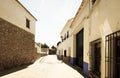 Ordinary spanish street of town. El Toboso