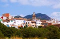 Ordinary spanish village in summer day. Matet