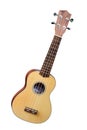 Ordinary wooden ukulele Royalty Free Stock Photo