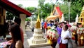 Ordination ceremony or Person about to be ordained as a Buddhist priest