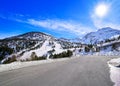 Ordino Arcalis ski resort sector in Andorra Royalty Free Stock Photo