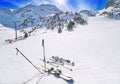 Ordino Arcalis ski resort sector in Andorra Royalty Free Stock Photo