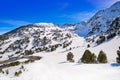 Ordino Arcalis ski resort sector in Andorra Royalty Free Stock Photo