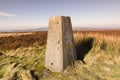 Ordnance Survey Trig Pillar Royalty Free Stock Photo