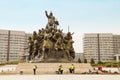 Monument to the army of Genghis Khan in Ordos, Inner Mongolia