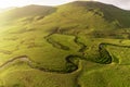 Ordu Per?embe Yaylasi, Persembe Plateau is a popular plateau famous for meandering. Royalty Free Stock Photo