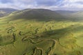 Ordu Per?embe Yaylasi, Persembe Plateau is a popular plateau famous for meandering. Royalty Free Stock Photo