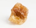 Ore Calcite orange on white background