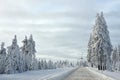 Ore Mountains in winter Czech republic Royalty Free Stock Photo