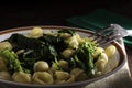 Orecchiette with Cime di Rapa Royalty Free Stock Photo