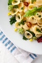 Orecchiette with Cime di Rapa Royalty Free Stock Photo