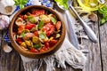 Orecchiette pasta with vegetables Royalty Free Stock Photo