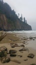 Oregon beach near clif