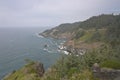 Oregon coast cliffs and the pacific ocean. Royalty Free Stock Photo