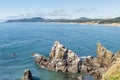 Oregon Coast landscape with Cliffs, Pacific Ocean Royalty Free Stock Photo