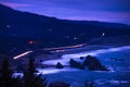 Oregon Coast Landscape at night Royalty Free Stock Photo