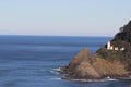 Oregon Coast Lighthouse Florence Sea Lion Caves Royalty Free Stock Photo