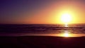 Oregon Coast sunset Royalty Free Stock Photo