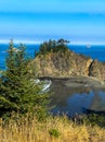 Oregon Coastline Cliff View Pacific Ocean Royalty Free Stock Photo