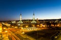 Oregon Convention center at twilight