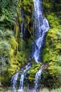 Oregon highway waterfall Royalty Free Stock Photo