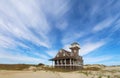 Oregon Inlet life-saving station on Pea Island, North Carolina Royalty Free Stock Photo