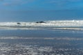 Oregon Lincoln City Waves 2 Royalty Free Stock Photo