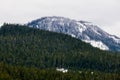 Oregon Mountains in Winter Snow Royalty Free Stock Photo