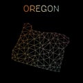 Oregon network map.