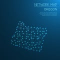 Oregon network map.