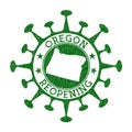 Oregon Reopening Stamp.