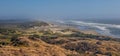 Oregon Sand dunes along Pacific coast line Royalty Free Stock Photo