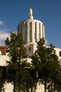 The Oregon State Capitol Dome in Salem Features Solid Marble Royalty Free Stock Photo