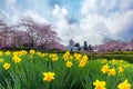 Oregon State Capitol in Spring Season Royalty Free Stock Photo