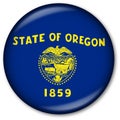 Oregon State Flag Button